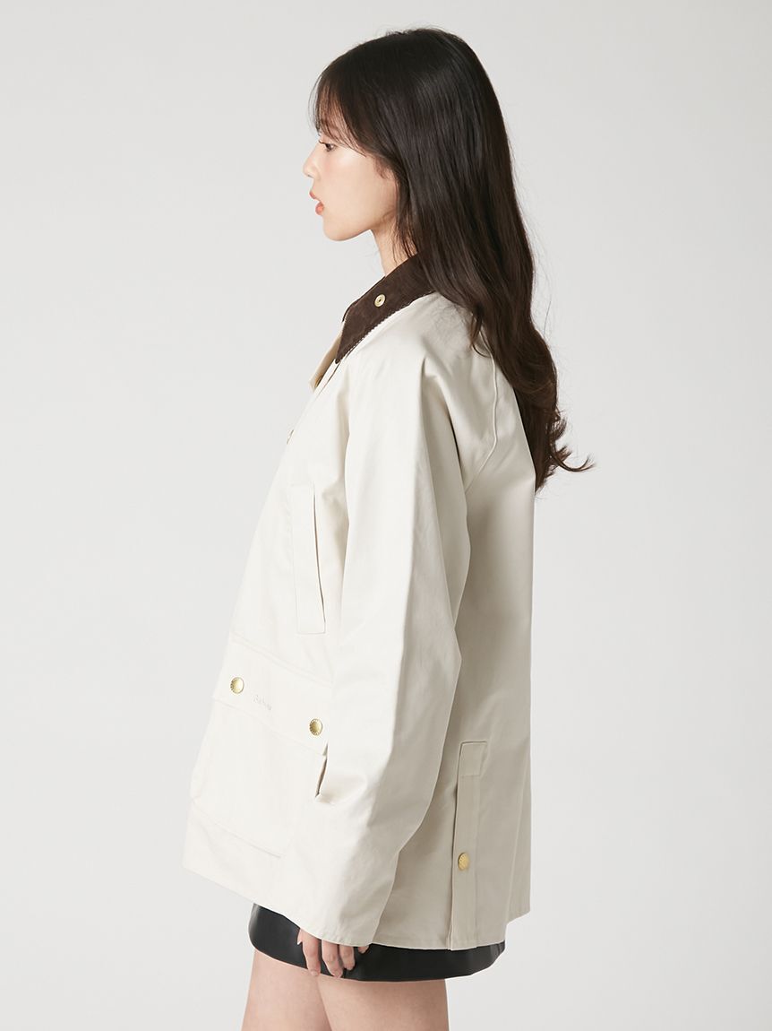 FRAY I.D「【撥水】【Barbour】ミドルレングスジャケット」|ブルゾン・スタジャン|
