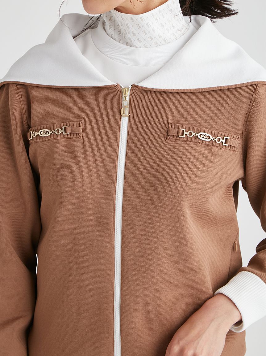 CELFORD「【CELFORD GOLF】　ニット２ＷＡＹフードアウター」|その他|