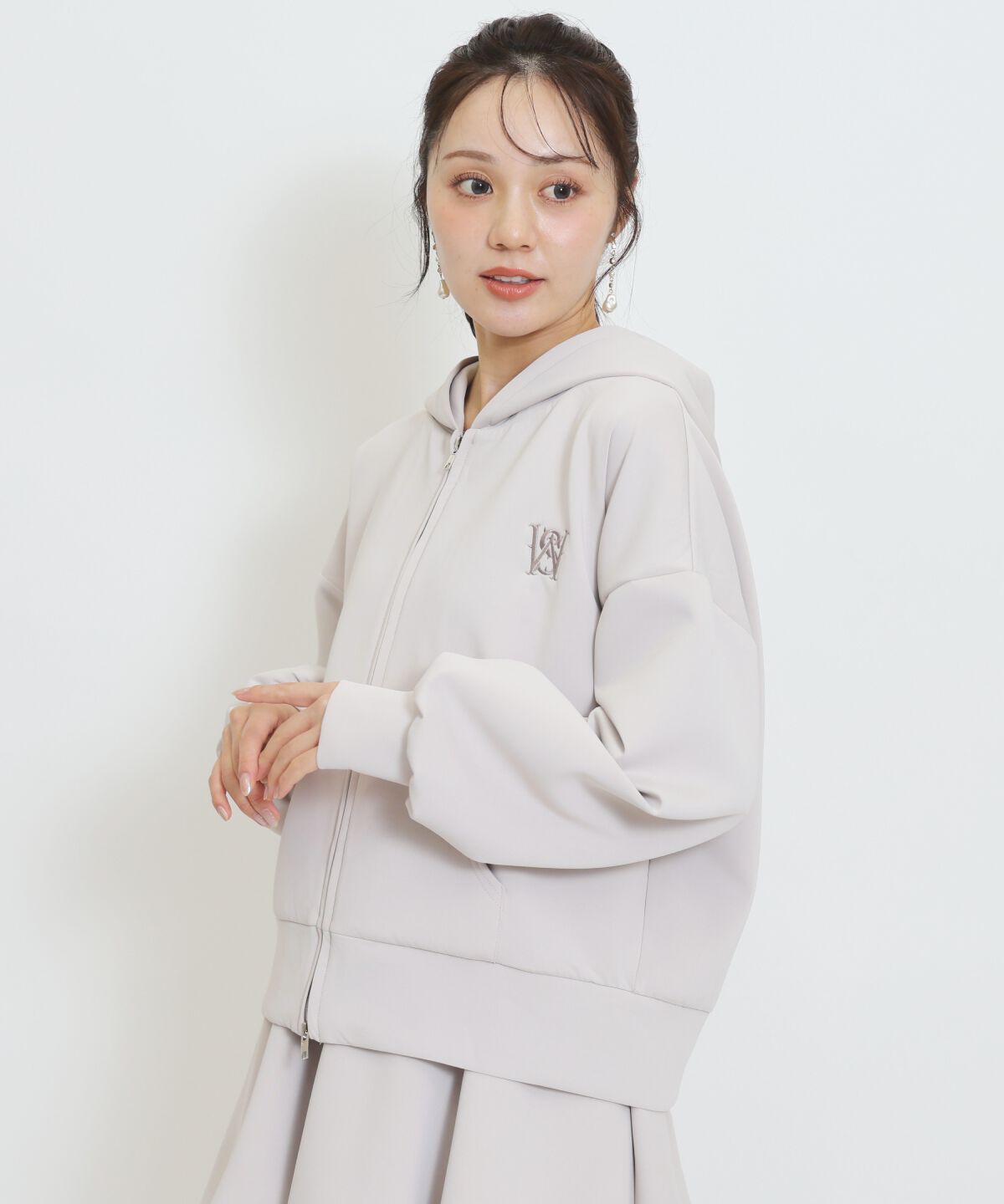 WILLSELECTION「ロゴ刺繍オーバーサイズフーディ」|パーカー|