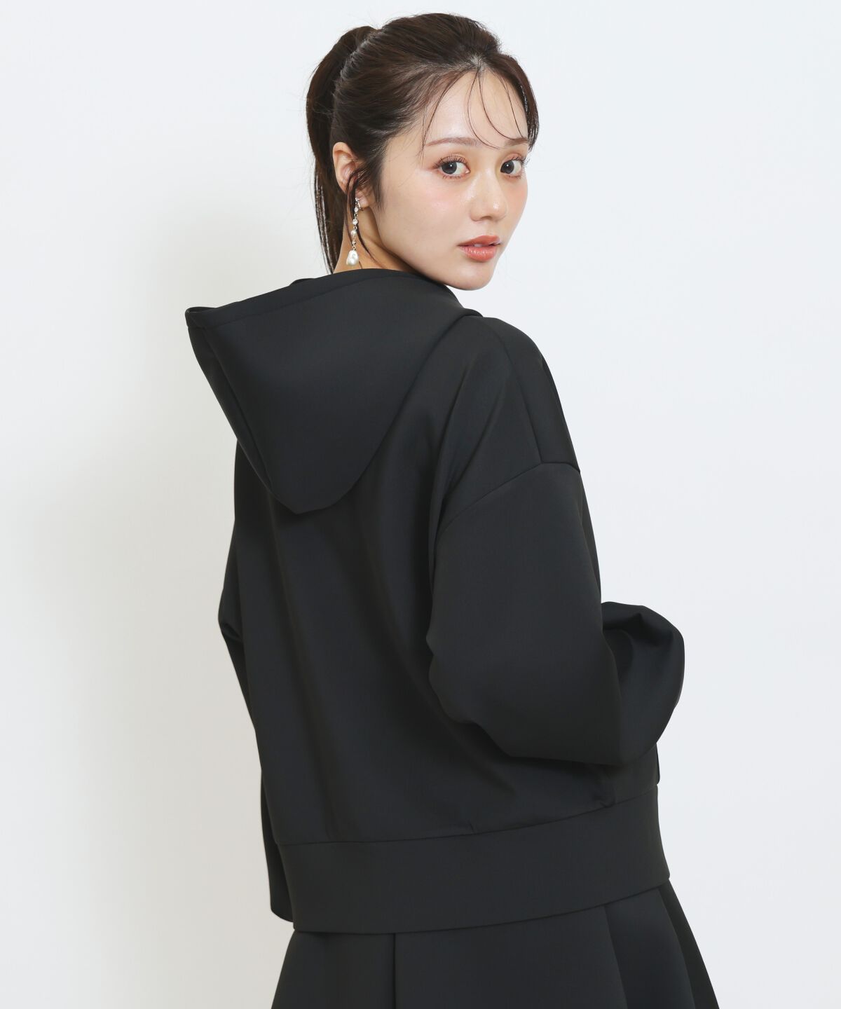 WILLSELECTION「ロゴ刺繍オーバーサイズフーディ」|パーカー|