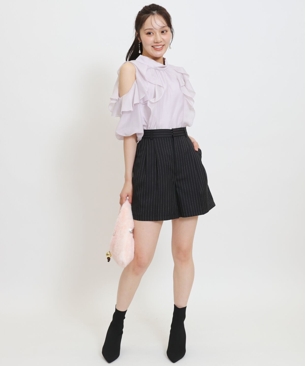 WILLSELECTION「センタータックショートパンツ」|キュロット|