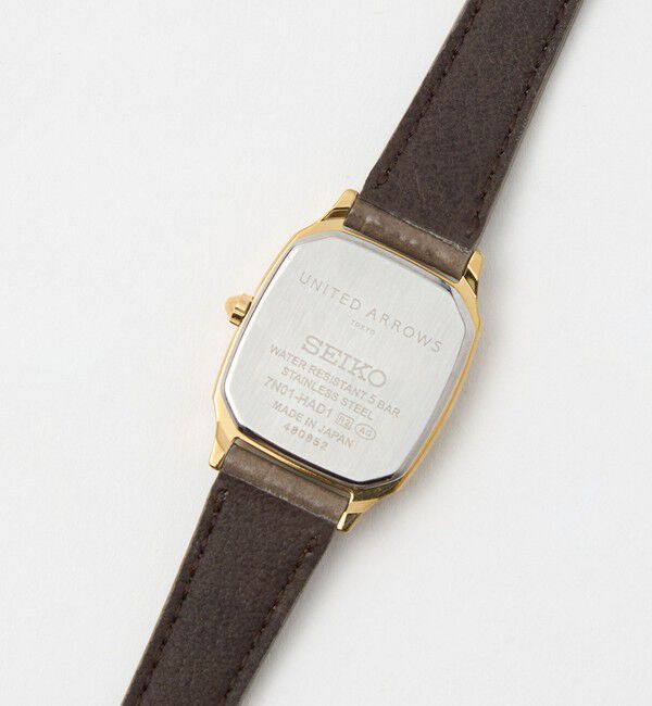 UNITED ARROWS「【別注】＜SEIKO＞スクエア レザー 腕時計2」|腕時計|