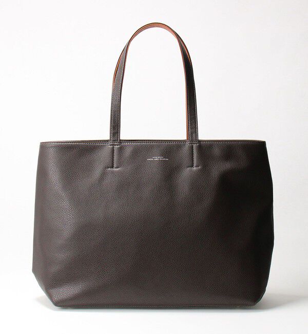 UNITED ARROWS green label relaxing「シボ レザーライク ジップ トート バッグ」|トートバッグ|