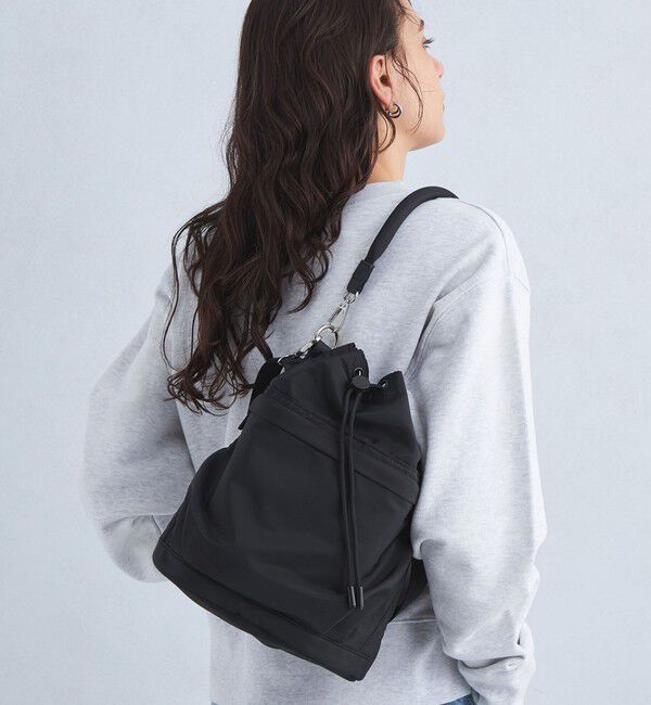 UNITED ARROWS green label relaxing「ハッスイ ポケットドロスト バッグ - はっ水 -」|ショルダー・メッセンジャー|BLACK