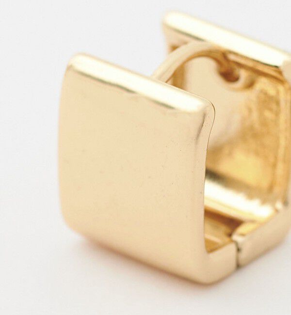 UNITED ARROWS green label relaxing「【WEB限定】スクエアクリップ フープピアス」|ピアス|