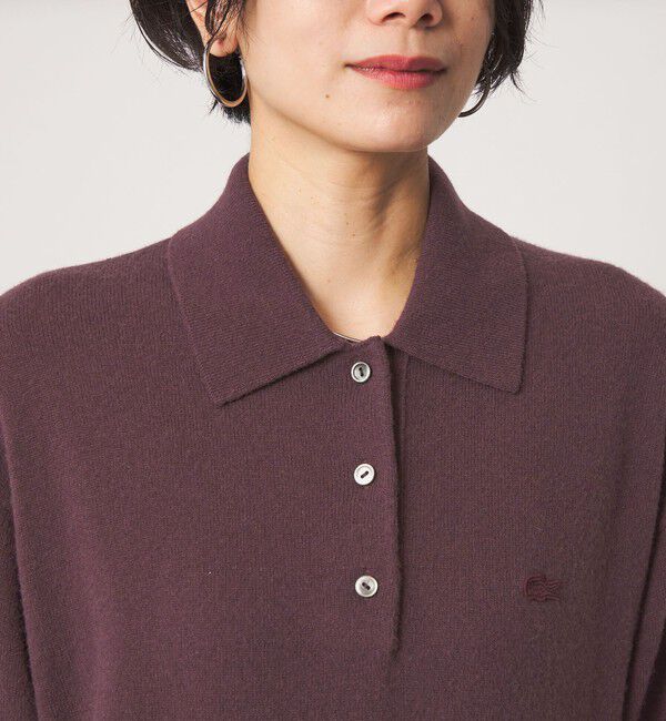 UNITED ARROWS green label relaxing「【別注】＜LACOSTE＞ポロニット」|ニット・セーター|