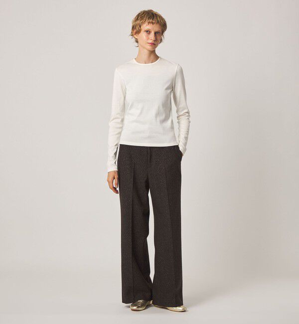 STEVEN ALAN「＜Steven Alan＞コットン フライス ロングスリーブ プルオーバー」|Tシャツ・カットソー|