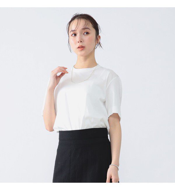 BEAMS SELECTION for WOMEN「SLOANE / コットン天竺  Tシャツ」|Tシャツ・カットソー|