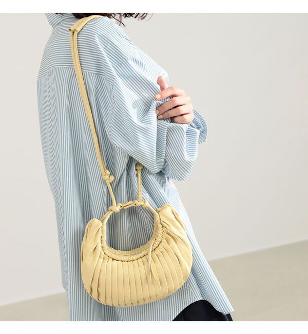BEAMS SELECTION for WOMEN「BOGKI / リブル クロス ボディ バッグ」|トートバッグ|LEMON_BUTTER