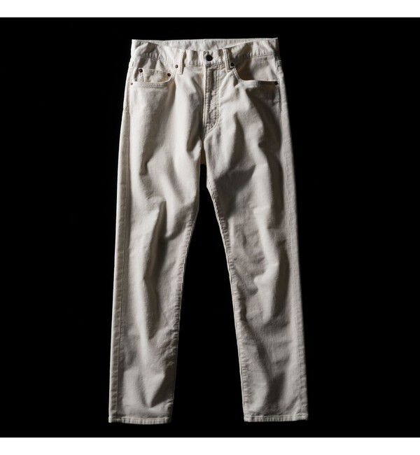 BEAMS PLUS「BEAMS PLUS / 5ポケット テーパード コーデュロイ パンツ」|その他|WHITE