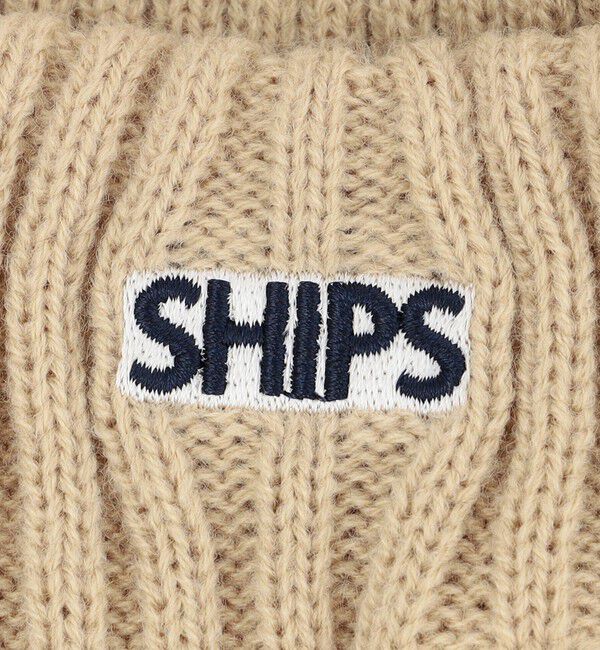SHIPS KIDS「SHIPS KIDS:フェイクファー フラップ ワッチ」|ニット帽|
