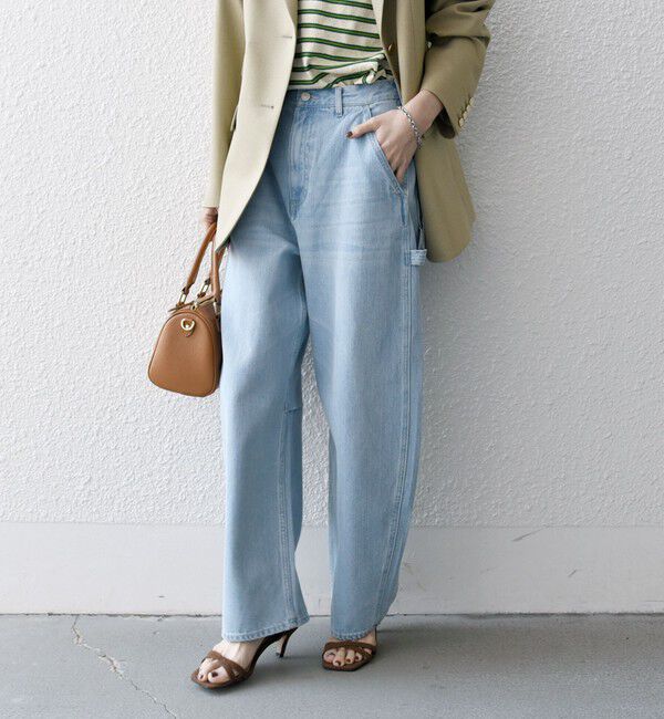SHIPS any「〈洗濯機可能〉コクーンペインター デニムパンツ［SHIPS any DENIM］」|デニム|
