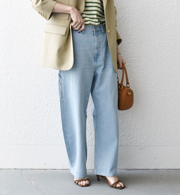 SHIPS any「〈洗濯機可能〉コクーンペインター デニムパンツ［SHIPS any DENIM］」|デニム|