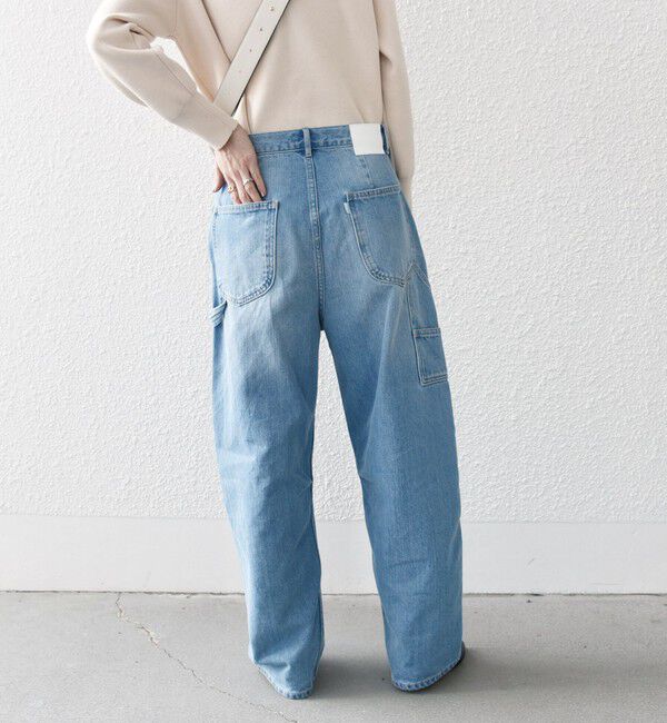 SHIPS any「〈洗濯機可能〉コクーンペインター デニムパンツ［SHIPS any DENIM］」|デニム|
