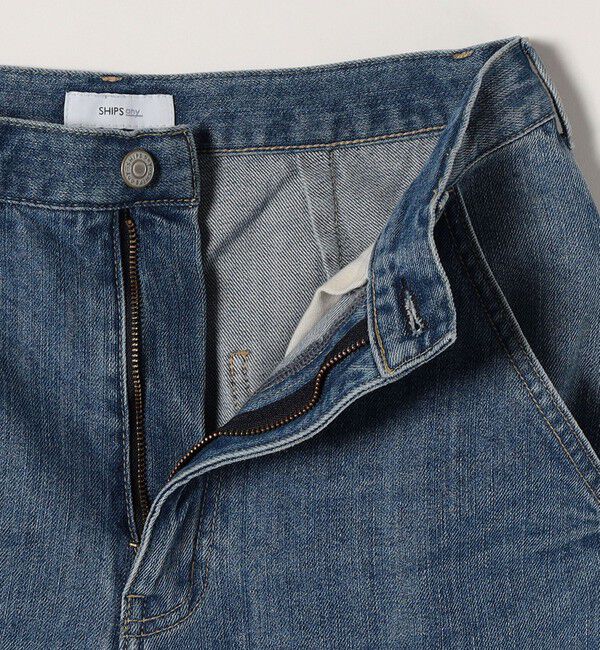 SHIPS any「〈洗濯機可能〉コクーンペインター デニムパンツ［SHIPS any DENIM］」|デニム|