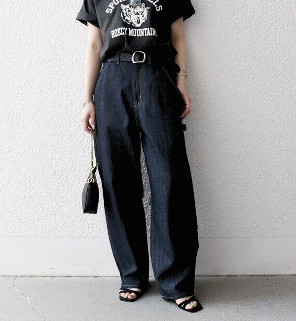 SHIPS any「〈洗濯機可能〉コクーンペインター デニムパンツ［SHIPS any DENIM］」|デニム|