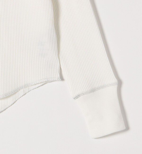 quaranciel「quaranciel:〈洗濯機可能〉ワッフル クルーネック ラウンドヘム カットソー」|Tシャツ・カットソー|