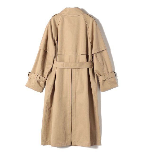SHIPS for women「SHIPS Primary Navy Label:ギャバ トレンチコート」|トレンチコート|