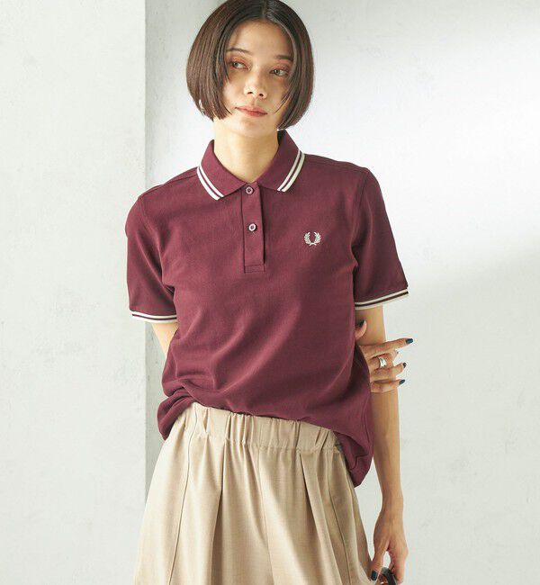 SHIPS for women「FRED PERRY:G3600 TWIN TIPPED SHIRTS」|ポロシャツ|