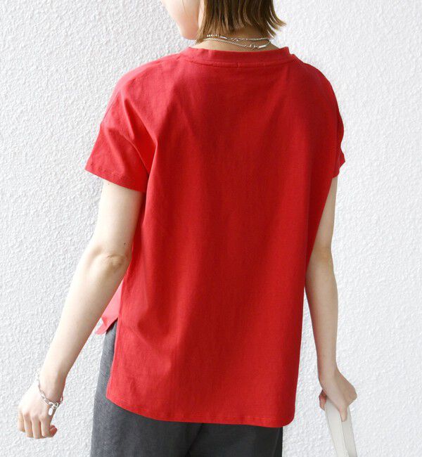 SHIPS for women「【WEB限定】ファンシー コード 刺繍 ロゴ TEE」|Tシャツ・カットソー|