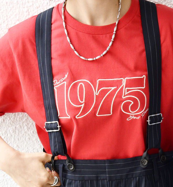 SHIPS for women「【WEB限定】モチーフ 刺繍 プリント TEE」|Tシャツ・カットソー|