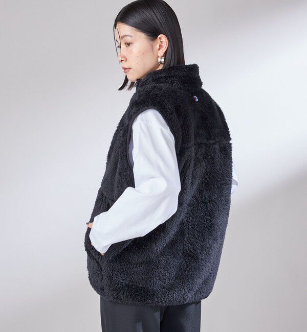 SHIPS for women「【一部WEB限定 / SHIPS別注】Champion:〈洗濯機可能〉フリース ベスト」|ベスト・ジレ|