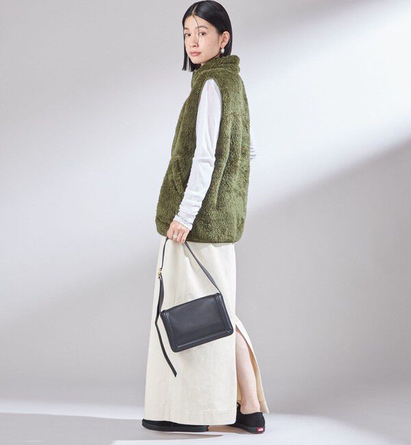 SHIPS for women「【一部WEB限定 / SHIPS別注】Champion:〈洗濯機可能〉フリース ベスト」|ベスト・ジレ|