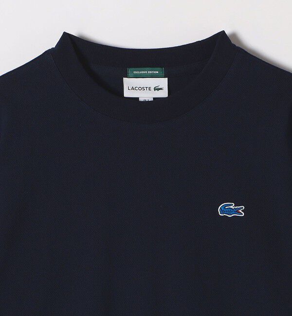 SHIPS any「《一部追加予約》【SHIPS any別注】LACOSTE:〈洗濯機可能〉ピケ クルーネック ロンT 26AW」|Tシャツ・カットソー|