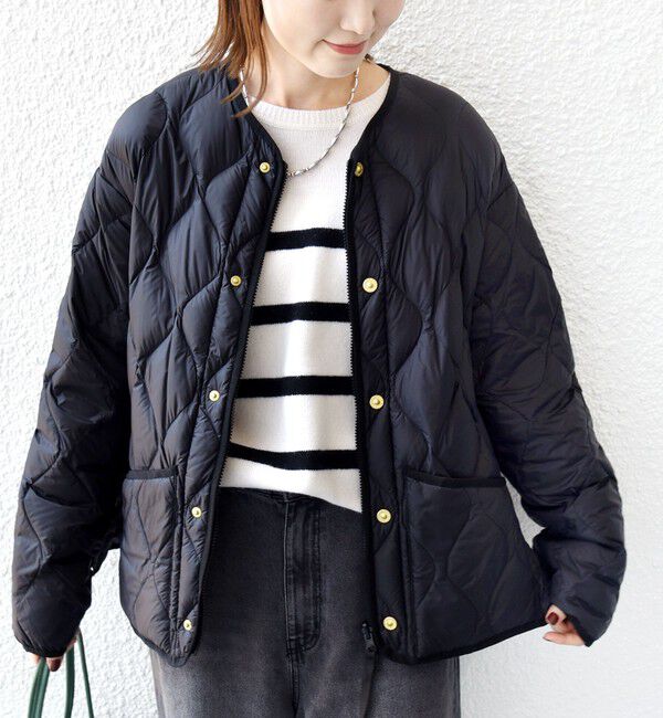 SHIPS for women「【SHIPS別注】TAION:〈手洗い可能〉リブ マルチ WAY ダウン ジャケット」|ダウン|
