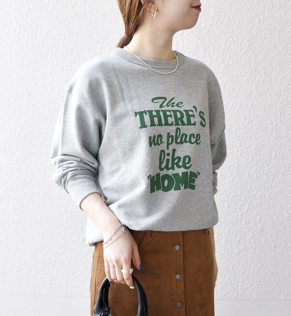 SHIPS any「【SHIPS any別注】THE KNiTS:〈洗濯機可能〉ロゴ プリント スウェット」|Tシャツ・カットソー|
