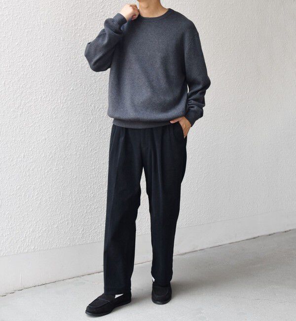SHIPS any「SHIPS any:〈手洗い可能〉コットン カシミヤ スウェットライク ニット 25AW◇」|ニット・セーター|