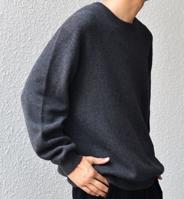 SHIPS any「SHIPS any:〈手洗い可能〉コットン カシミヤ スウェットライク ニット 25AW◇」|ニット・セーター|