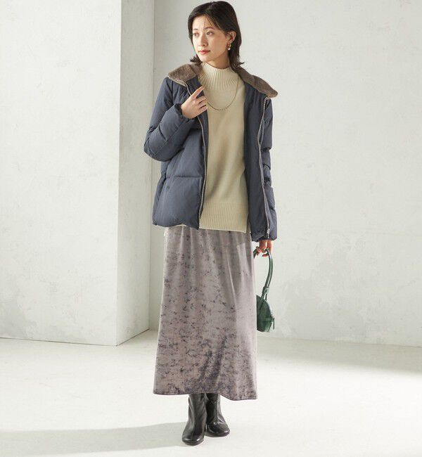 SHIPS for women「〈手洗い可能〉ウール カシミヤ ハイネック プルオーバー」|ニット・セーター|
