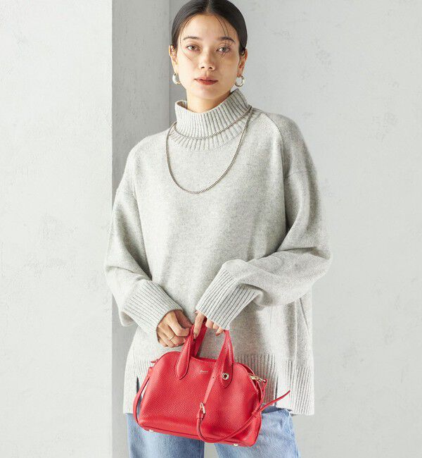 SHIPS for women「〈手洗い可能〉ウール カシミヤ ハイネック プルオーバー」|ニット・セーター|