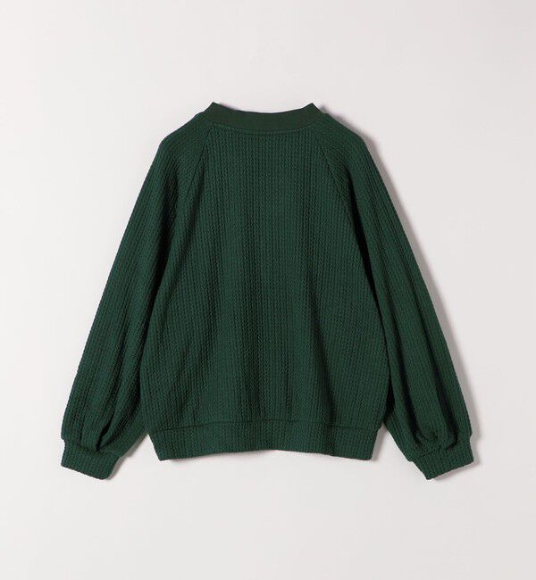 quaranciel「quaranciel:〈手洗い可能〉ケーブル ジャージー Vネック プルオーバー」|Tシャツ・カットソー|