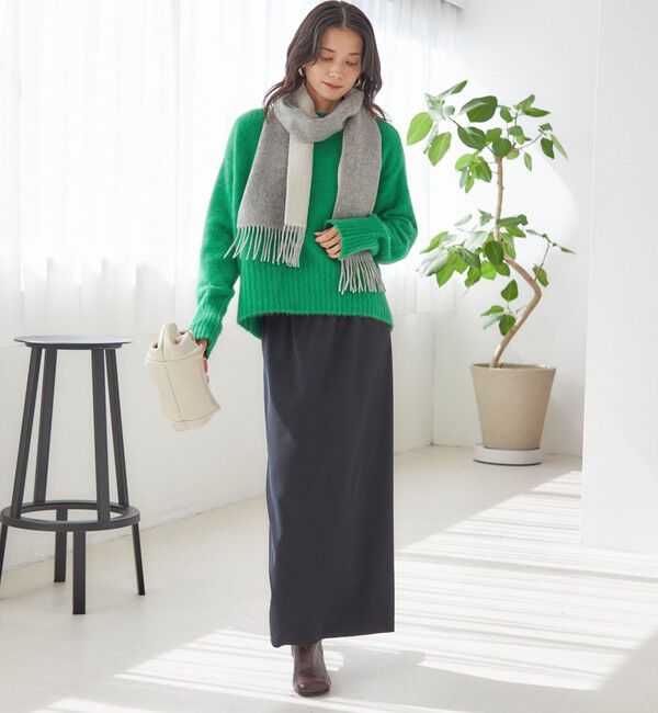 SHIPS for women「カシミヤ リバーシブル マフラー」|マフラー|