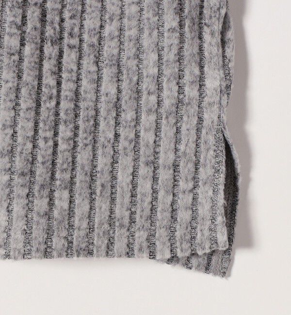 quaranciel「《予約》quaranciel:〈手洗い可能〉ポリエステル ベロア スキッパー ニット &  Iライン スカート」|ワンピース|
