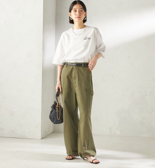 SHIPS for women「【SHIPS別注】GUNG HO:〈洗濯機可能〉パラシュート パンツ」|カーゴ|