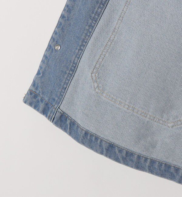 SHIPS any「〈洗濯機可能〉ルーズ デニム カバーオール ジャケット［SHIPS any DENIM］」|デニムジャケット|