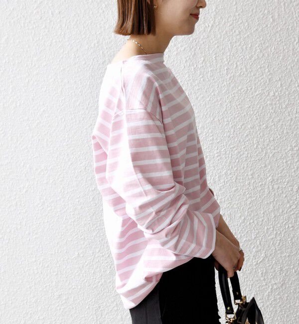 SHIPS any「Le minor:〈洗濯機可能〉ボーダー ロング スリーブ TEE」|Tシャツ・カットソー|