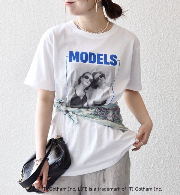 SHIPS any「GOOD ROCK SPEED:〈洗濯機可能〉LPC ロゴ フォト プリント TEE」|Tシャツ・カットソー|