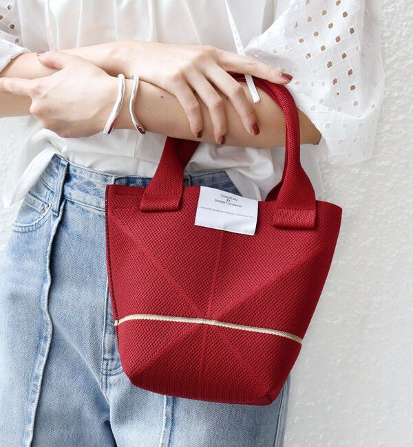 SHIPS for women「【WEB限定】George Cinq: ORIGAMI BAG（S）」|ショルダー・メッセンジャー|レッド