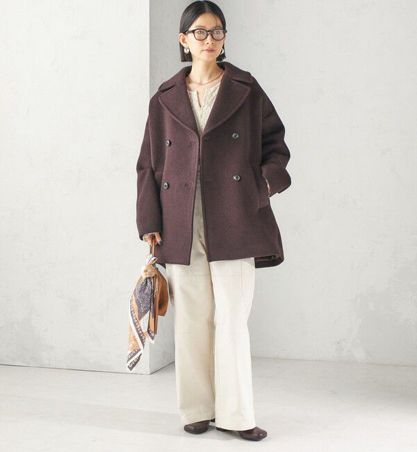 SHIPS for women「《一部追加予約》【一部SHIPS別注】TICCA: Pコート 26AW」|ピーコート|