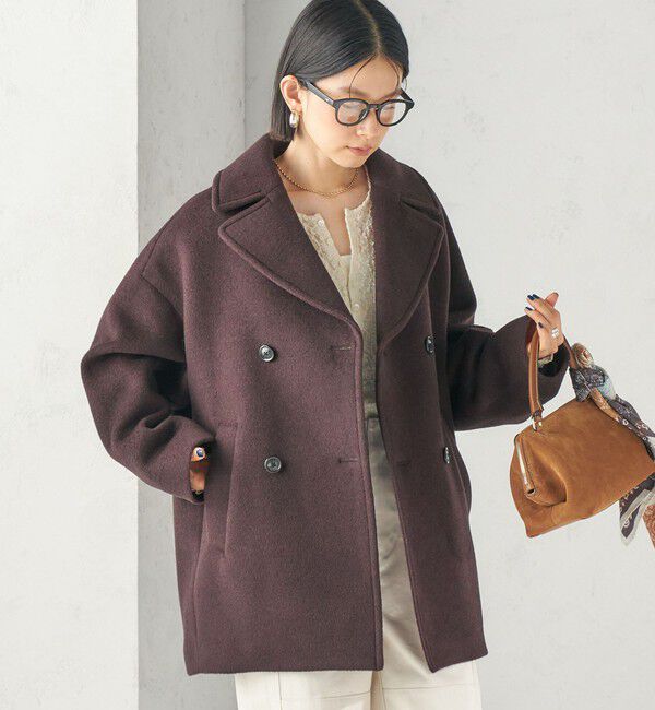 SHIPS for women「《一部追加予約》【一部SHIPS別注】TICCA: Pコート 26AW」|ピーコート|