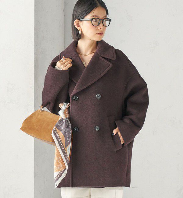 SHIPS for women「《一部追加予約》【一部SHIPS別注】TICCA: Pコート 26AW」|ピーコート|
