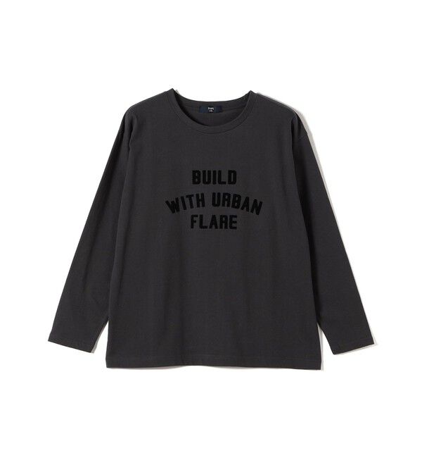 SHIPS Colors 「《追加予約》〈手洗い可能〉26AW フロッキー ロゴ TEE（ロンT）◆」|Tシャツ・カットソー|