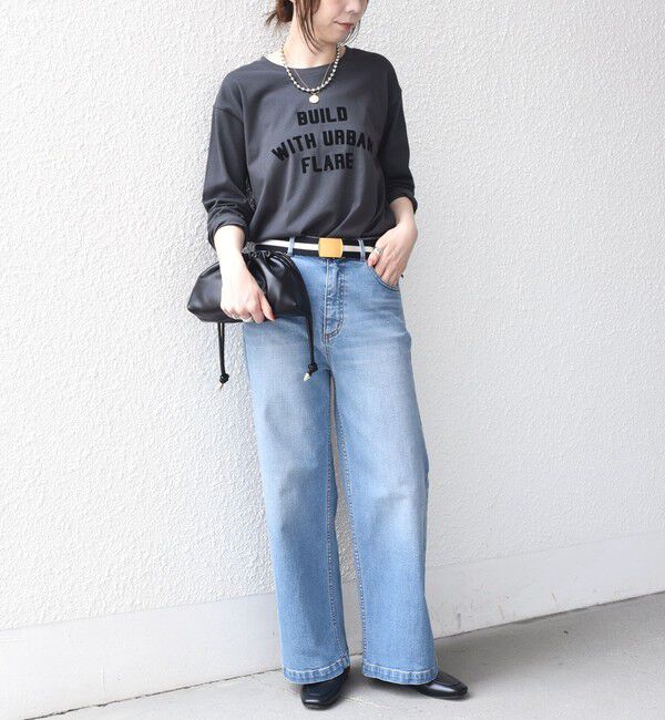 SHIPS Colors 「《追加予約》〈手洗い可能〉26AW フロッキー ロゴ TEE（ロンT）◆」|Tシャツ・カットソー|