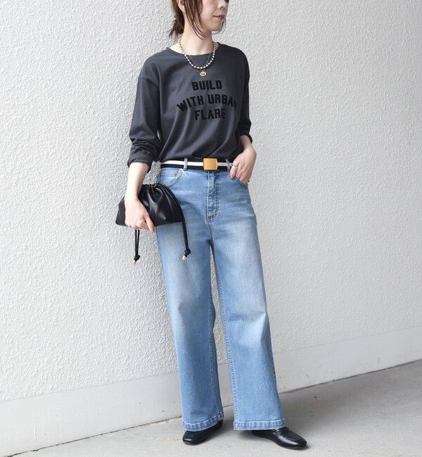 SHIPS Colors 「《追加予約》〈手洗い可能〉26AW フロッキー ロゴ TEE（ロンT）◆」|Tシャツ・カットソー|
