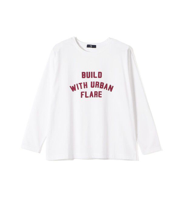 SHIPS Colors 「《追加予約》〈手洗い可能〉26AW フロッキー ロゴ TEE（ロンT）◆」|Tシャツ・カットソー|