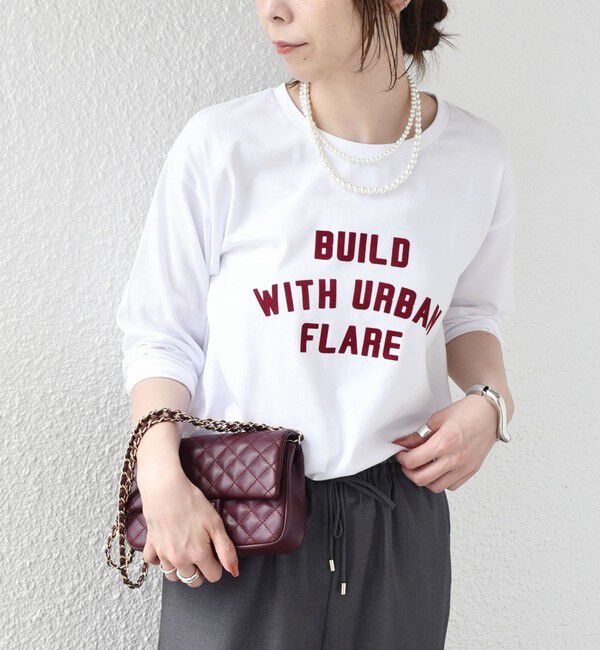 SHIPS Colors 「《追加予約》〈手洗い可能〉26AW フロッキー ロゴ TEE（ロンT）◆」|Tシャツ・カットソー|